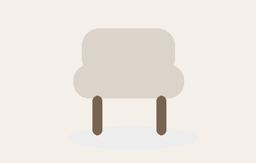 Bouclé chair preview
